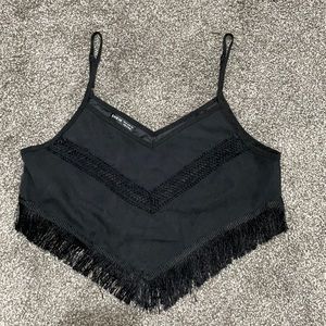 Black cami top